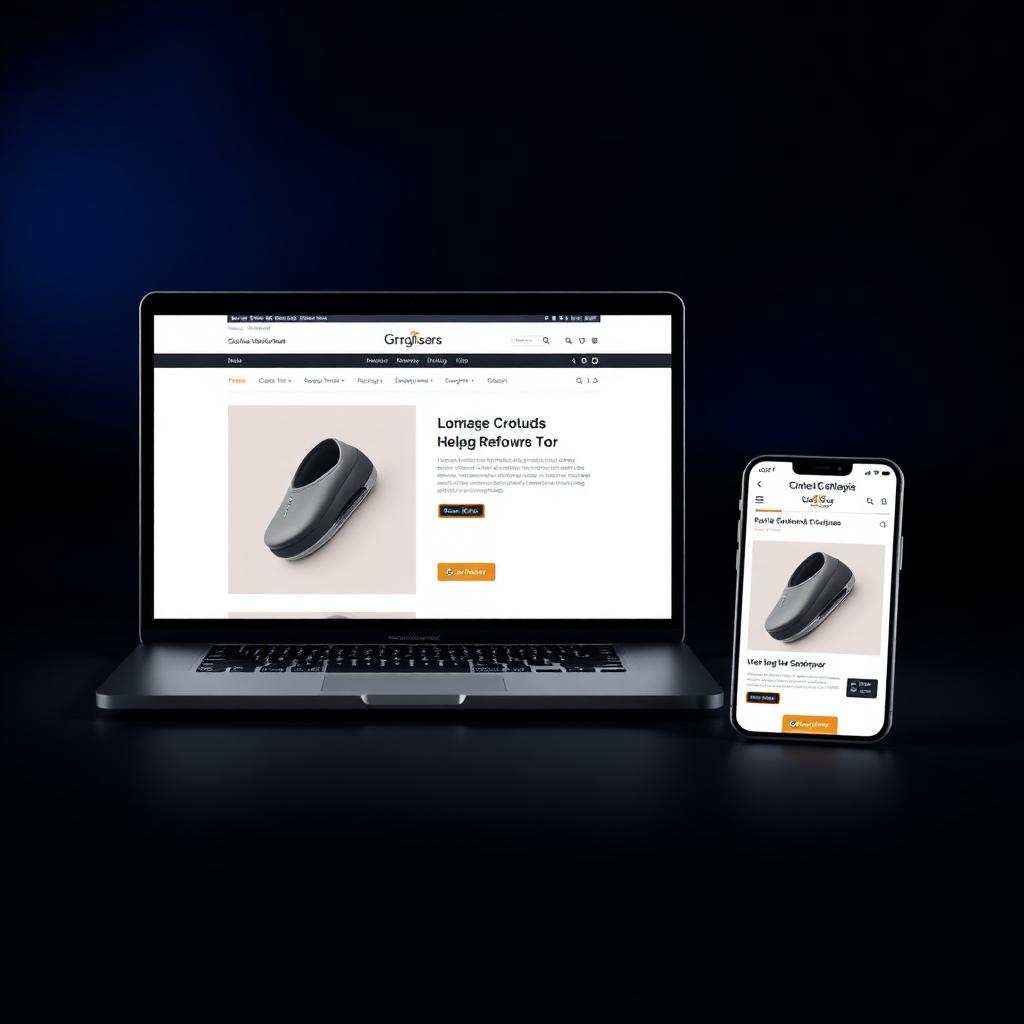 E-shop σε desktop και mobile